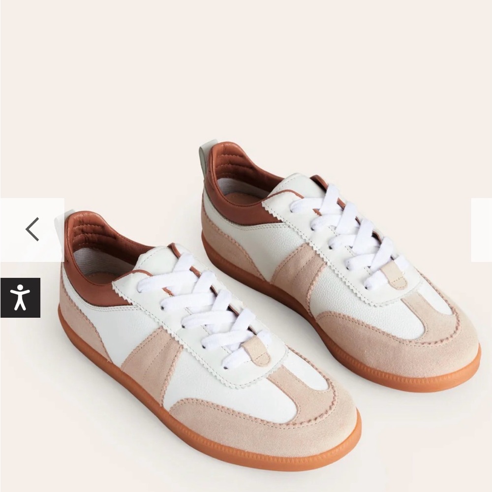 NWOT Boden Erin Retro Tennis Trainers
